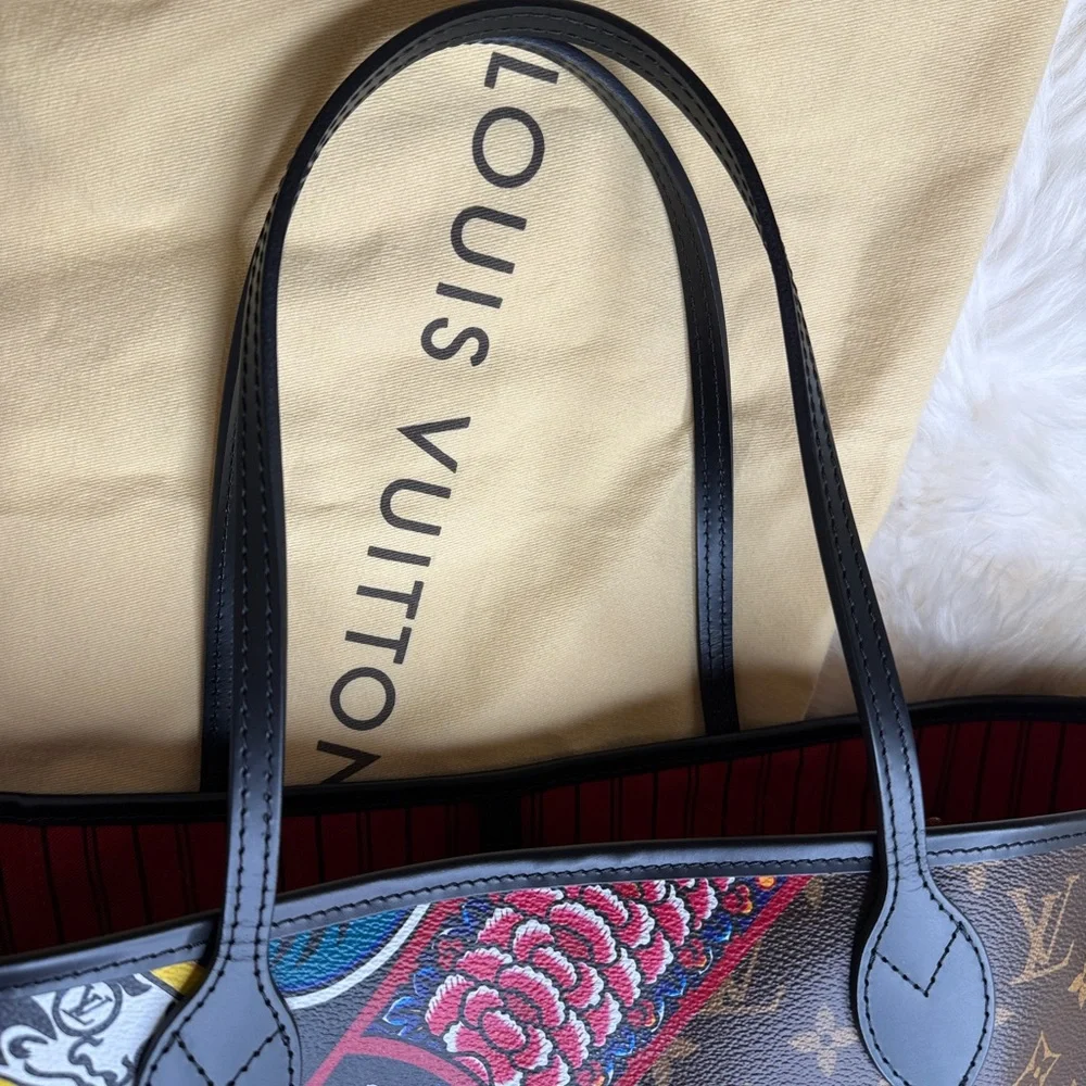 Louis Vuitton Limited Edition Monogram Kabuki Neverfull MM Tote - Picture 10 of 12
